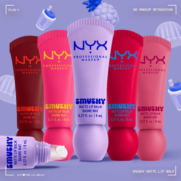 All shades of Smushy Matte Lip Balm for better lip care