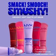 NYX Smushy Matte Lip Balm all shades collection