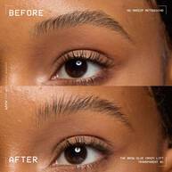 The Brow Glue Crazy Lift Laminating Gel Before & After Application