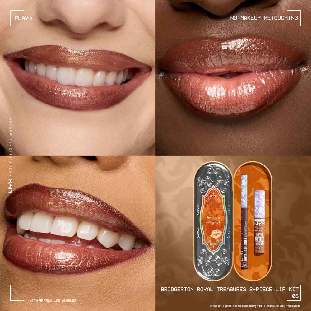 Bridgerton Royal Treasures 2-Piece Lip Kits