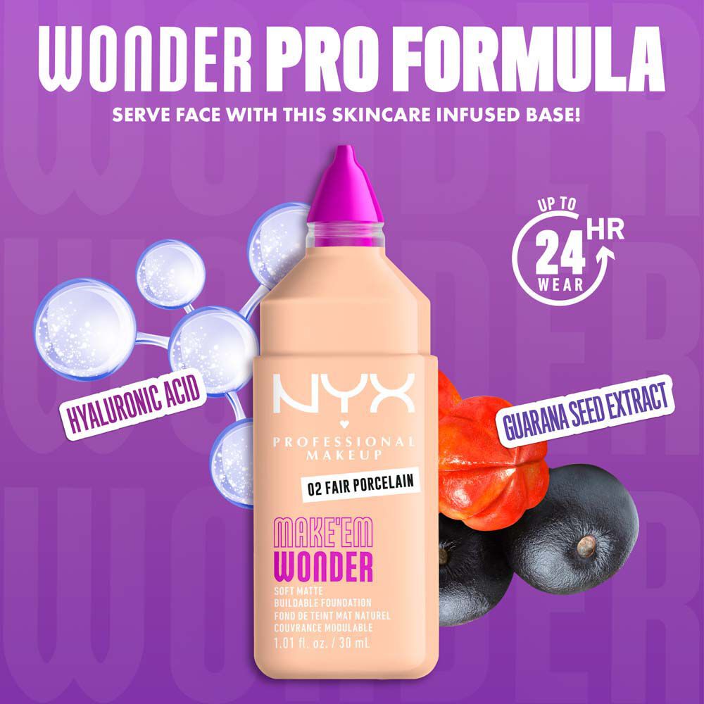 Make ‘Em Wonder Soft Matte Buildable Foundation