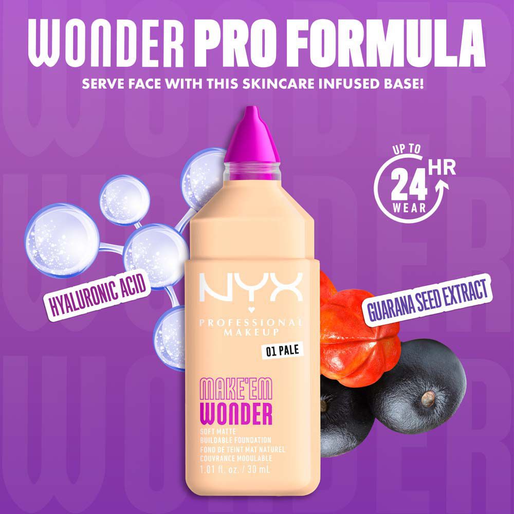 Make ‘Em Wonder Soft Matte Buildable Foundation
