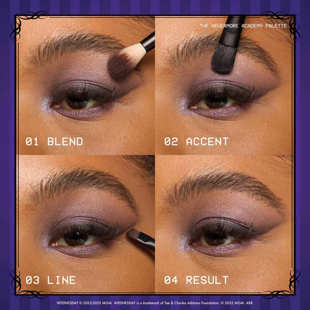 The Nevermore Academy Palette tutorial deep skintone