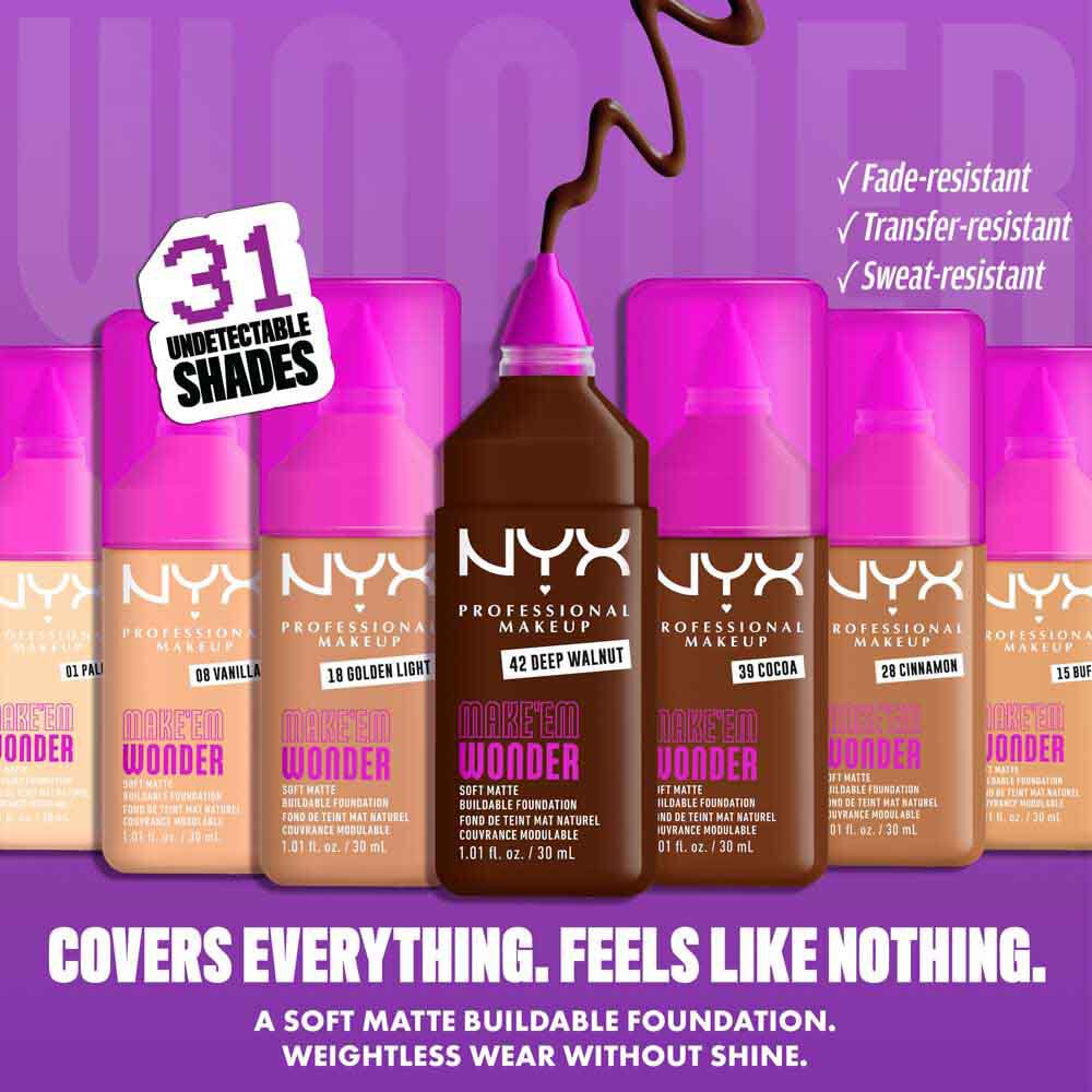 Make ‘Em Wonder Soft Matte Buildable Foundation