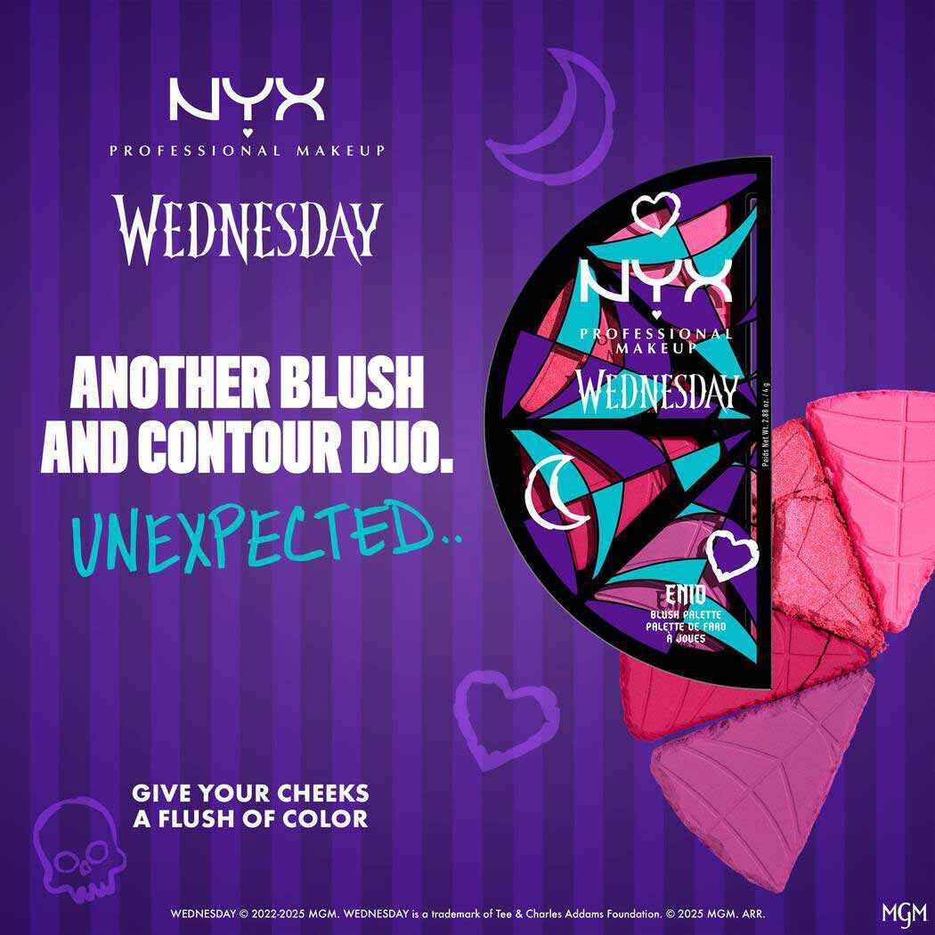 Wednesday Stained Glass Blush Palette