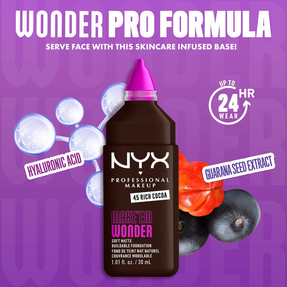 Make ‘Em Wonder Soft Matte Buildable Foundation