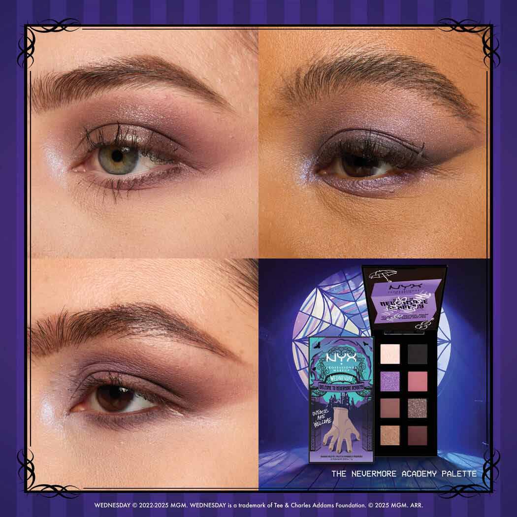 The Nevermore Academy Palette Shade Grid