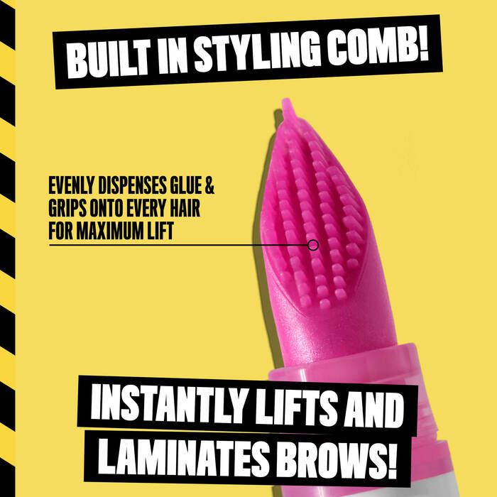 The Brow Glue Crazy Lift Laminating Gel With Styling Comb For Better Lift