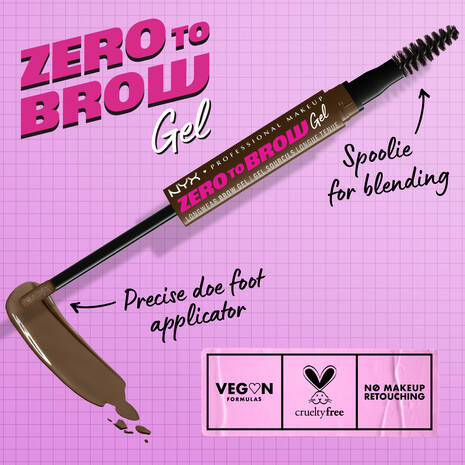 ZERO TO BROW LONGWEAR BROW GEL