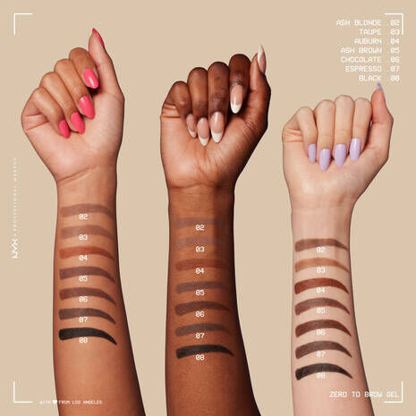 ZERO TO BROW LONGWEAR BROW GEL
