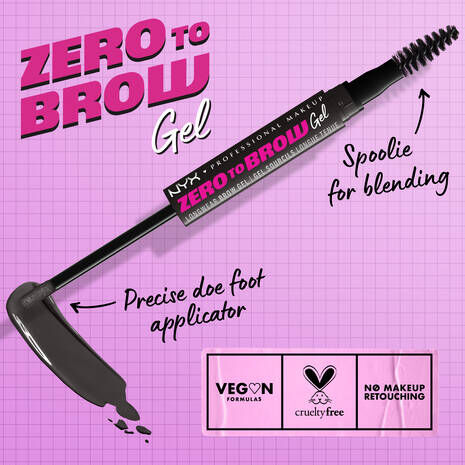 ZERO TO BROW LONGWEAR BROW GEL