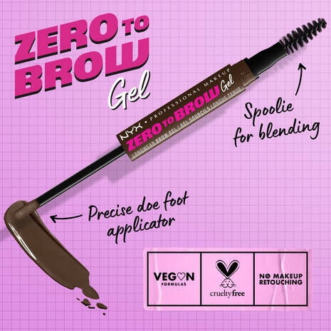 ZERO TO BROW LONGWEAR BROW GEL